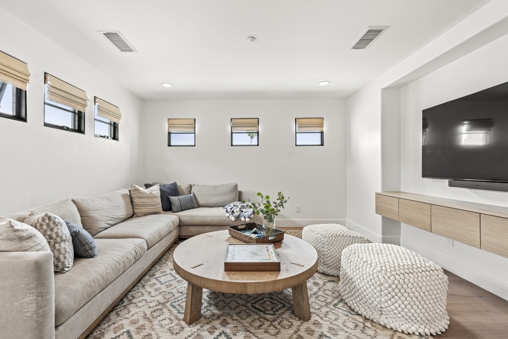 Spanish Bungalow Living Room Home Remodel