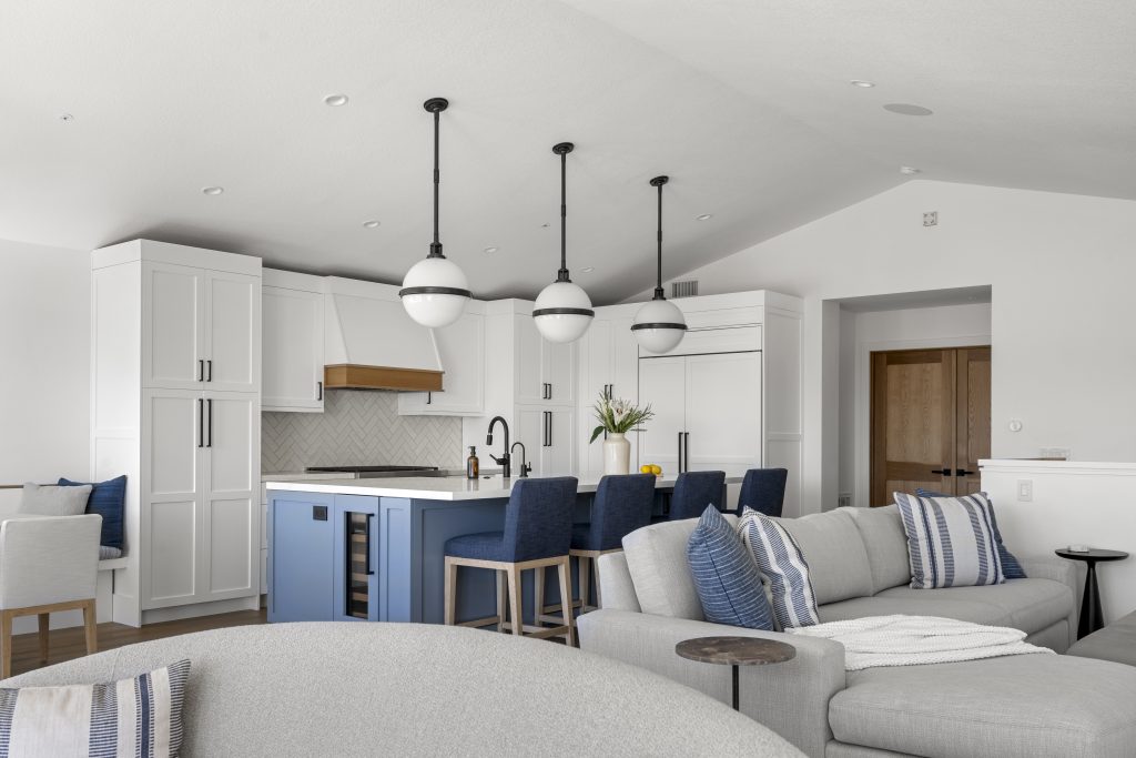 Modern Coastal Living, Living Room Remodel - Santa Lucia